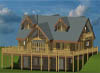 Log home plan 70